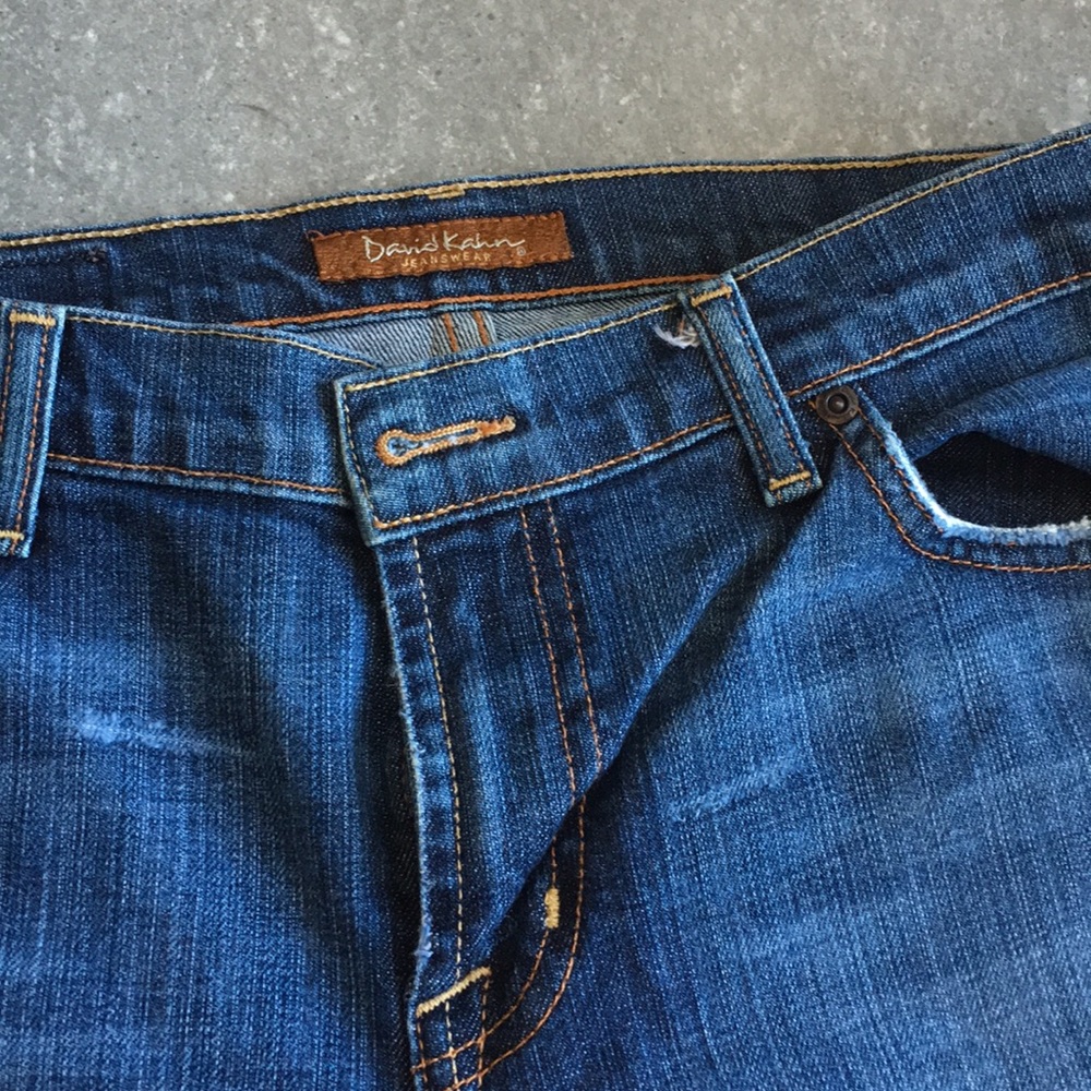 EUC low waist blue jeans